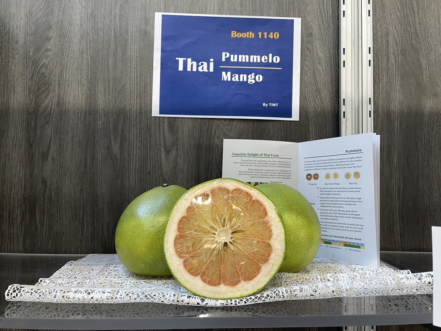 วช.หนุน สทน.และ มน. ส่งออกส้มโอไทยไปอเมริกา พร้อมโชว์ผลสำเร็จในงาน Natural Products Expo East 2023 ณ ประเทศสหรัฐอเมริกา วช.หนุน สทน.และ มน. ส่งออกส้มโอไทยไปอเมริกา พร้อมโชว์ผลสำเร็จในงาน Natural Products Expo East 2023 ณ ประเทศสหรัฐอเมริกา