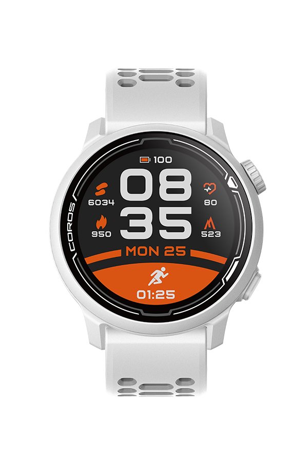 COROS PACE 2 PREMIUM GPS SPORT WATCH WHITE SILICONE BAND WPACE2