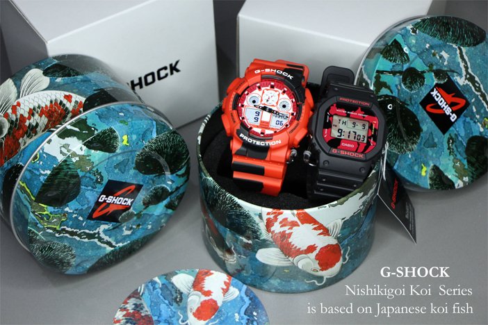 DW-5600JK-1, G-SHOCK DIGITAL NISHIKIGOI MADE IN JAPAN