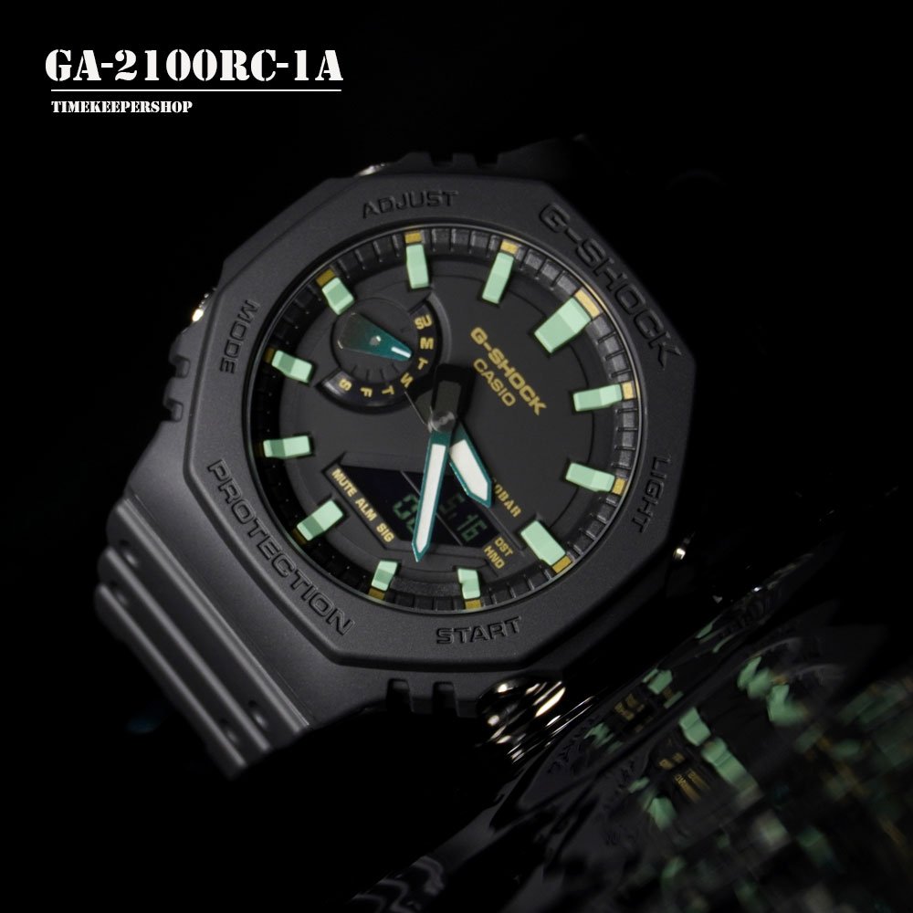 Casio G-Shock - - GA-2100RC-1A timekeepershop