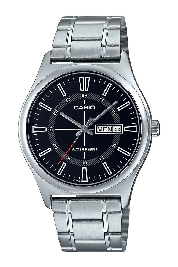 Casio Orologio Analogico Al Quarzo Giapponese Uomo Con Cinturino In Acciaio Inossidabile MTP - 8