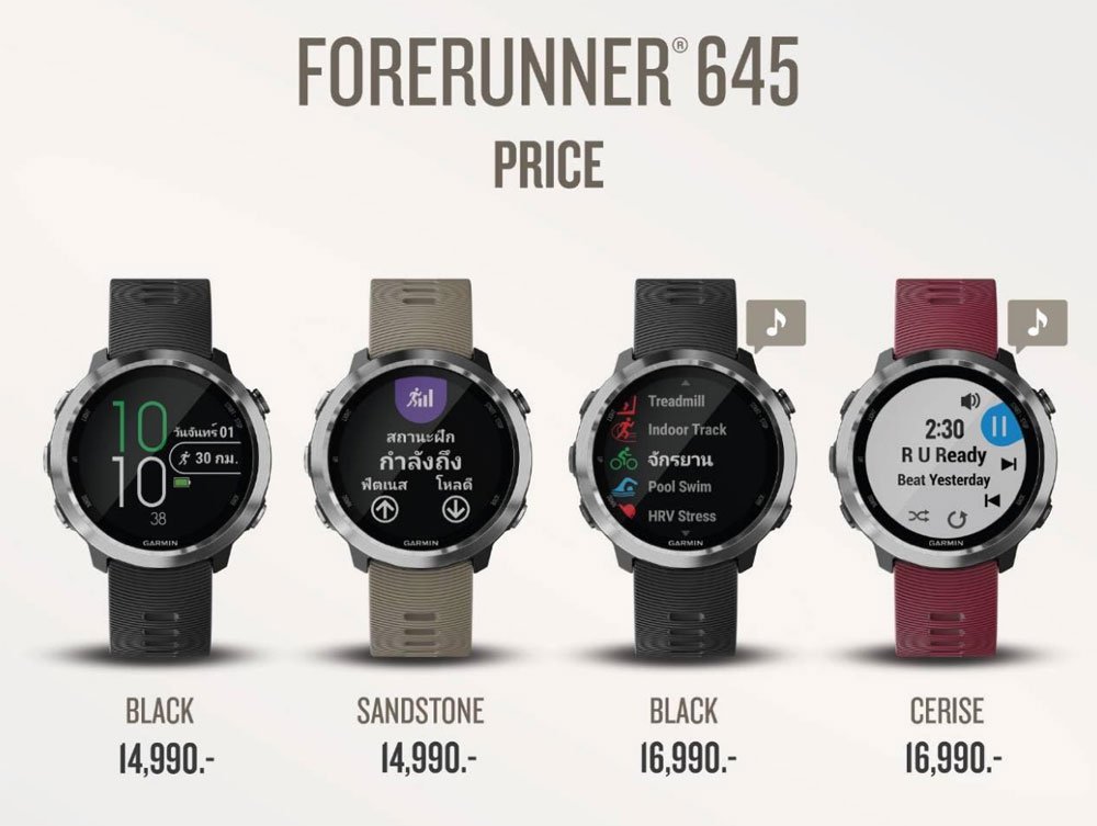 Forerunner 645 2025 no music