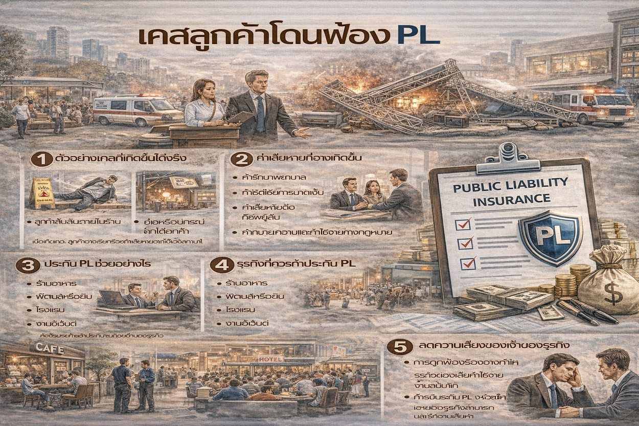 เคสลูกค้าโดนฟ้อง PL