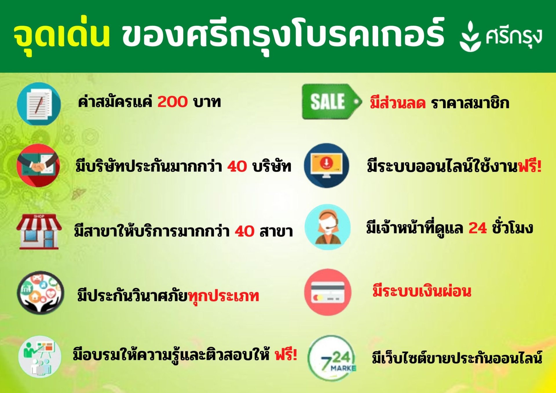 จุดเด่น ของศรีกรุงมีอะไรบ้างน้า จุดเด่น ของศรีกรุงมีอะไรบ้างน้า