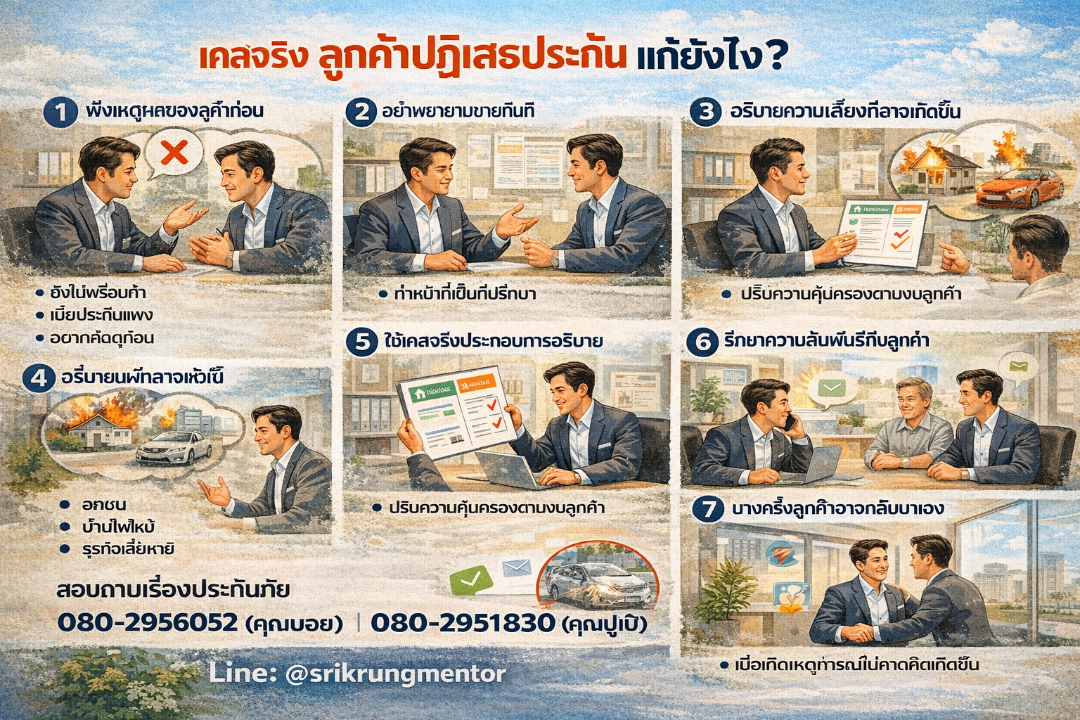 เคสจริง ลูกค้าปฏิเสธประกัน แก้ยังไง