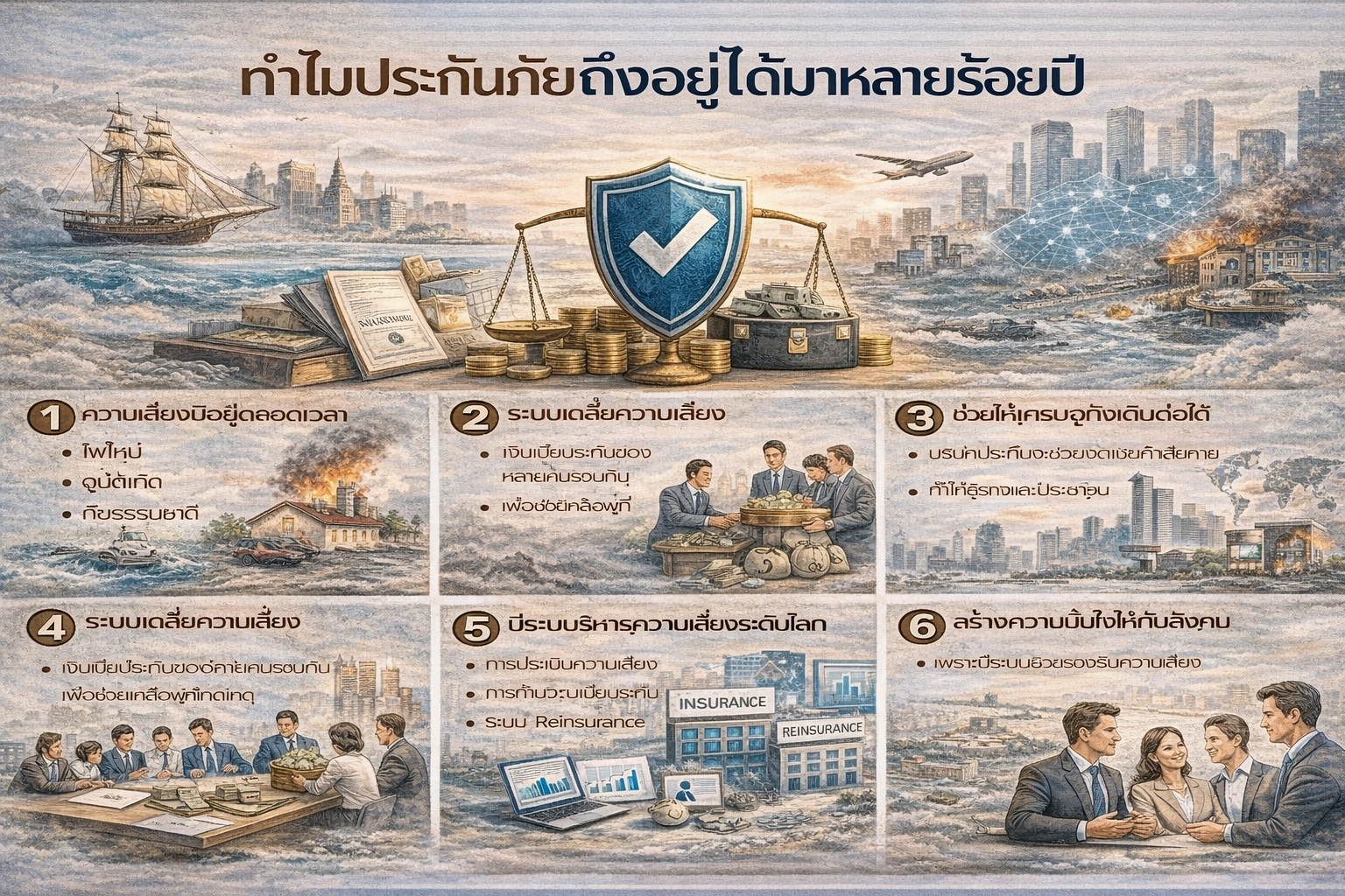 ทำไมประกันภัยถึงอยู่ได้มาหลายร้อยปี