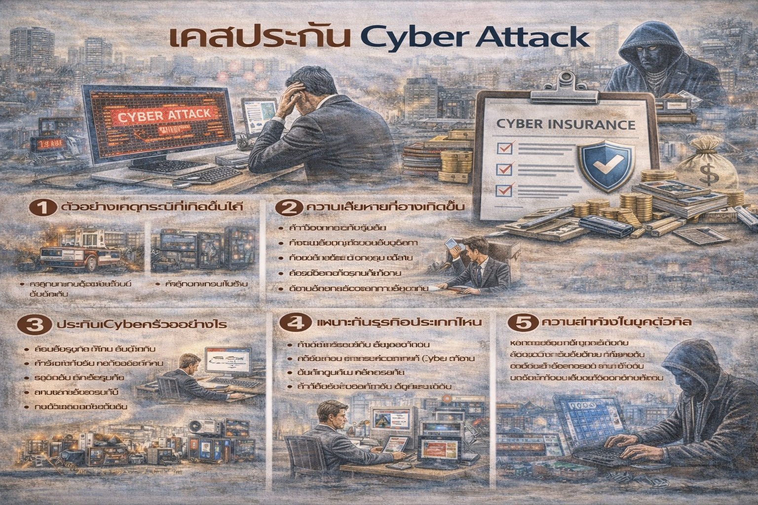 เคสประกัน Cyber Attack