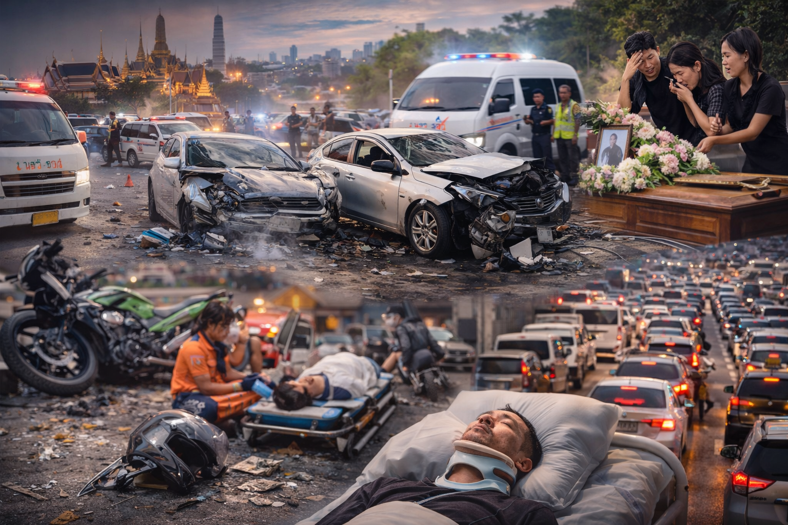 สถิติอุบัติเหตุรถในประเทศไทย