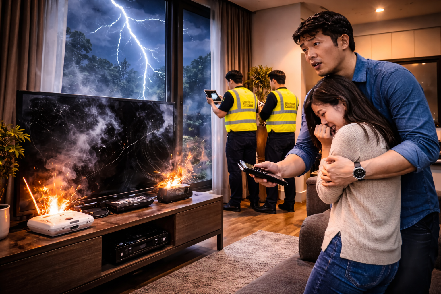 เคสฟ้าผ่าบ้าน เครื่องใช้ไฟฟ้าเสียหาย ประกันช่วยไหม