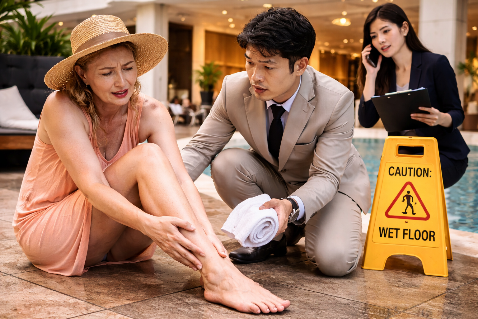 เคสโรงแรมแขกบาดเจ็บในโรงแรม ประกันช่วยหรือไม่