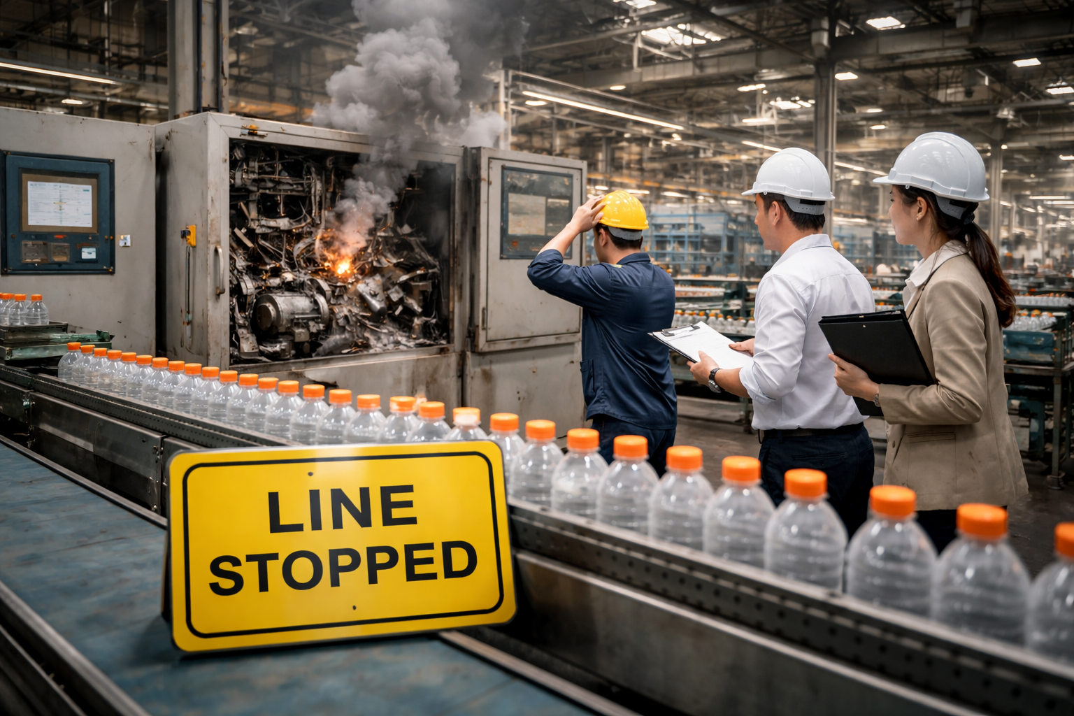 สายการผลิตหยุดเพราะเครื่องจักรเสีย ธุรกิจเสียหายวันละหลายแสน ประกันช่วยอย่างไร