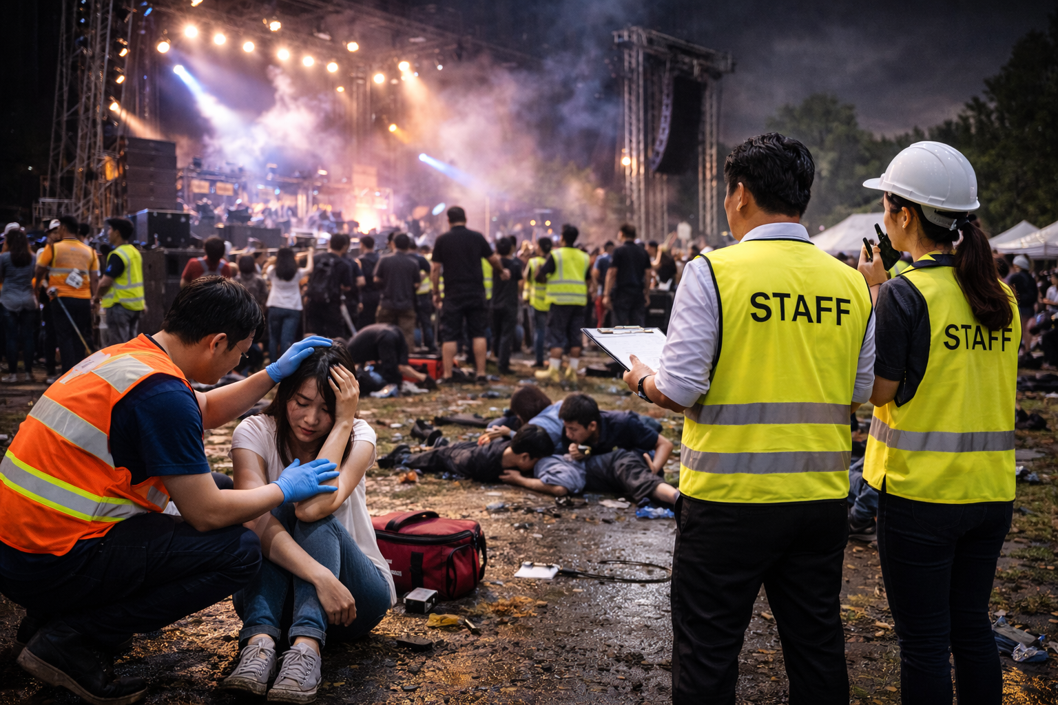 ผู้ชมบาดเจ็บในงานคอนเสิร์ต ผู้จัดงานต้องรับผิดชอบ ประกันช่วยอย่างไร