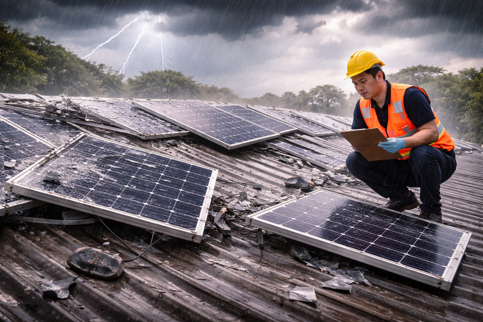 โซลาร์เซลล์เสียหายจากพายุ ลูกค้าเสียหายหลายแสน ประกันช่วยอย่างไร