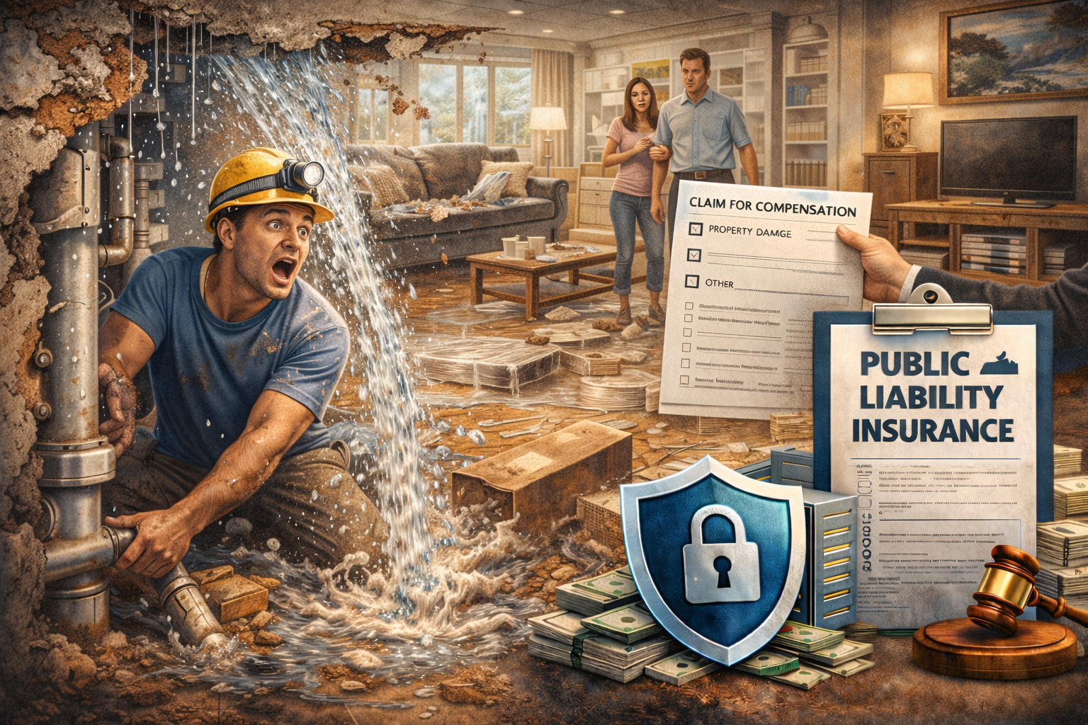 เคสจริง ผู้รับเหมาเผลอทำทรัพย์สินลูกค้าเสียหาย ค่าเสียหายหลักแสน