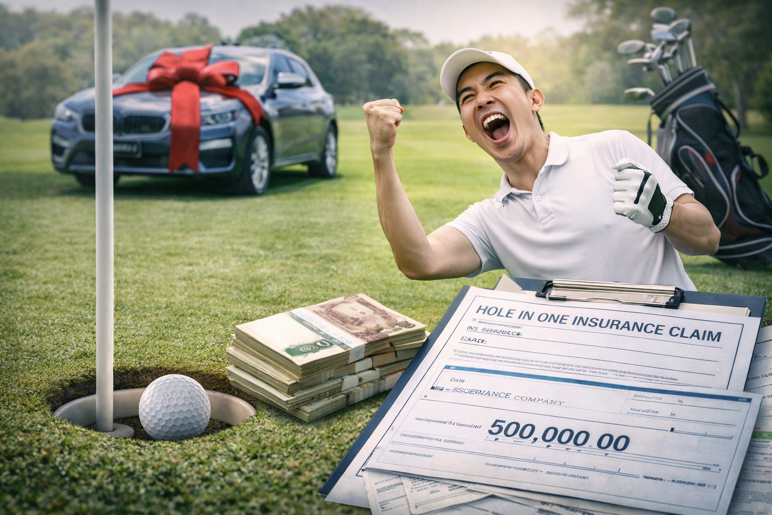 เคสจริง Hole in One ประกันจ่ายจริงไหม.......