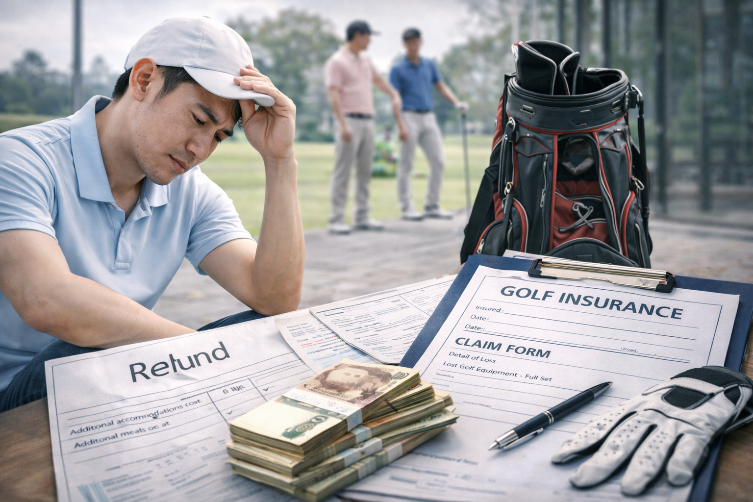 เคสจริง ประกันกอล์ฟช่วยเมื่ออุปกรณ์กอล์ฟหาย