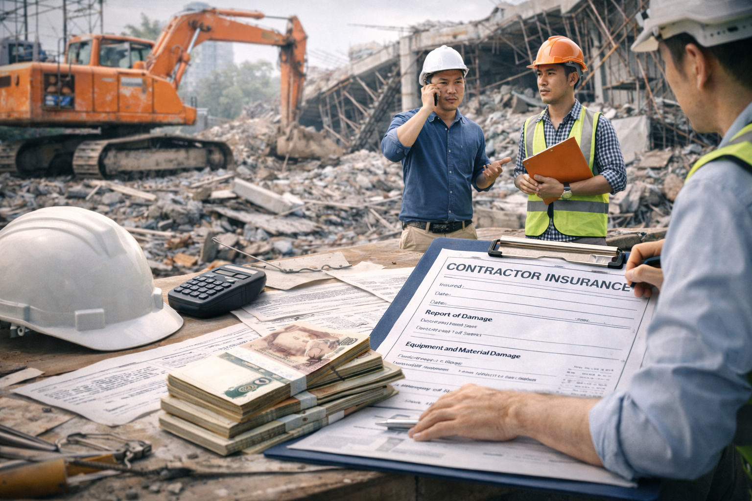 เคสจริง ประกันผู้รับเหมาช่วยค่าเสียหายโครงการ