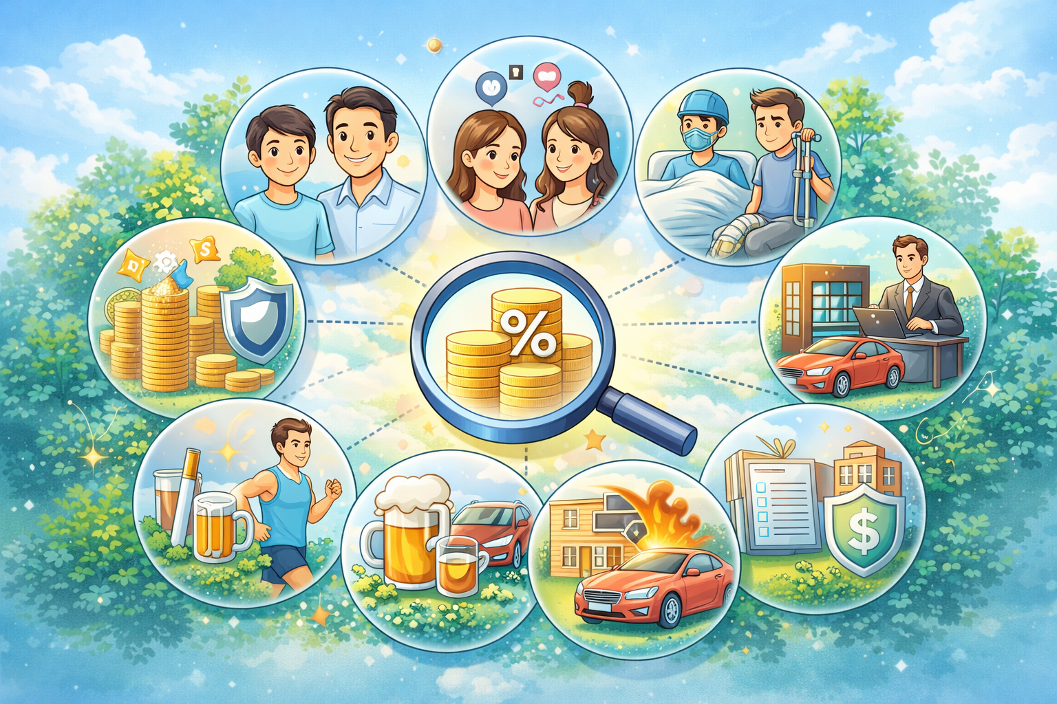 เบี้ยประกันคำนวณจากอะไร