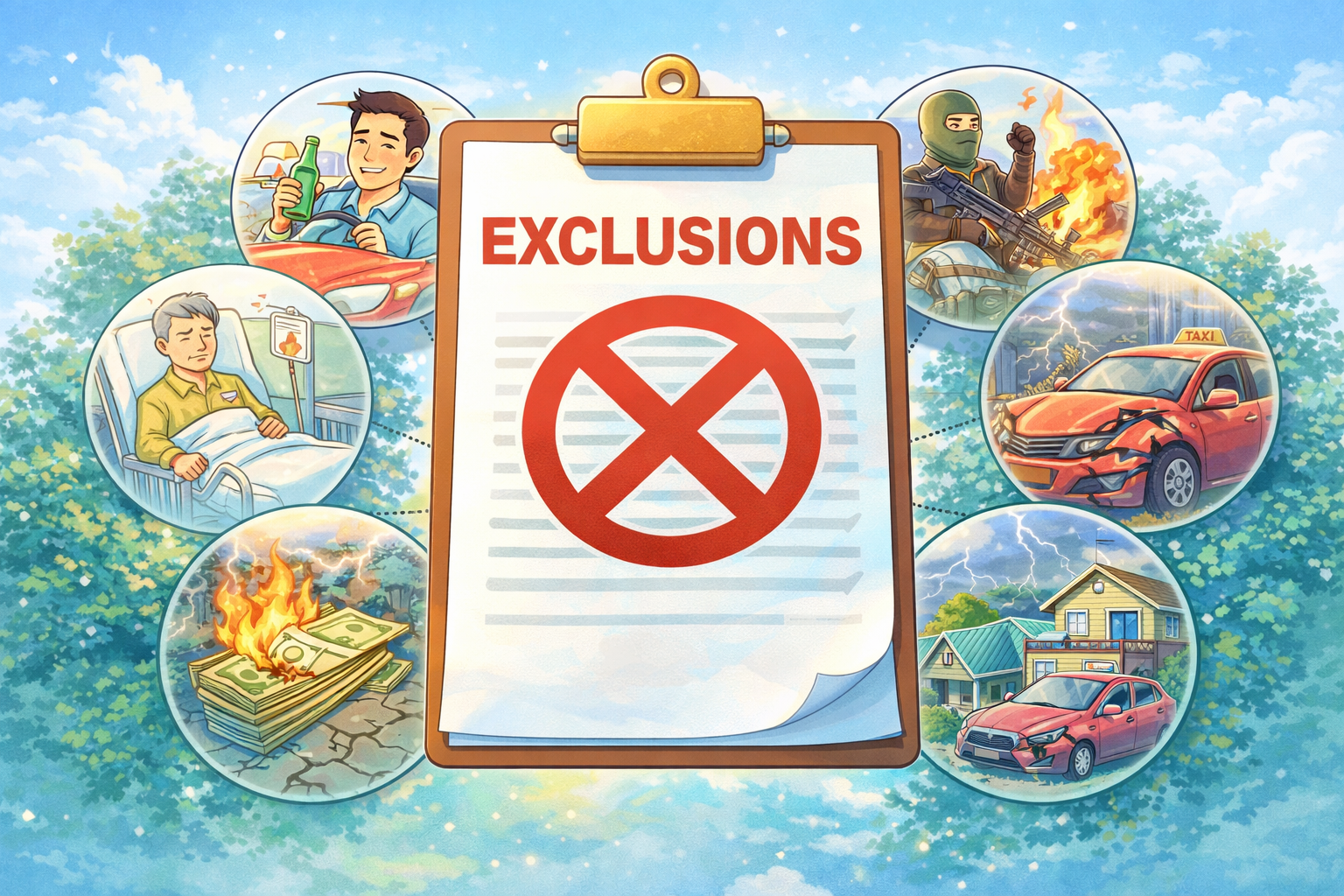 ข้อยกเว้นในประกันคืออะไร