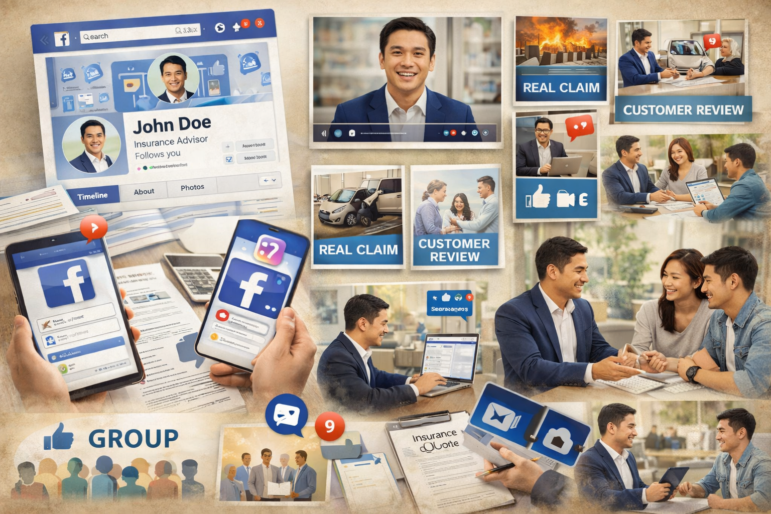 การใช้ Facebook ขายประกันแบบมืออาชีพ