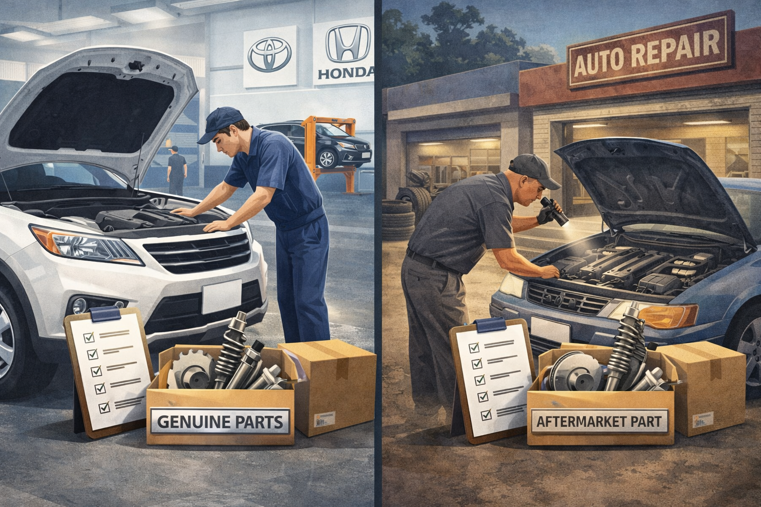 ประกันซ่อมห้าง vs ซ่อมอู่ แบบไหนดีกว่า