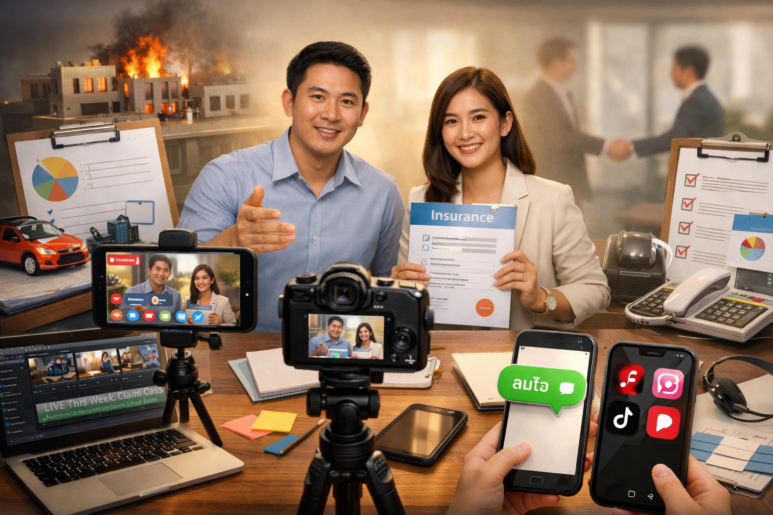 วิธีไลฟ์ขายประกัน ให้ปิดการขายได้จริง