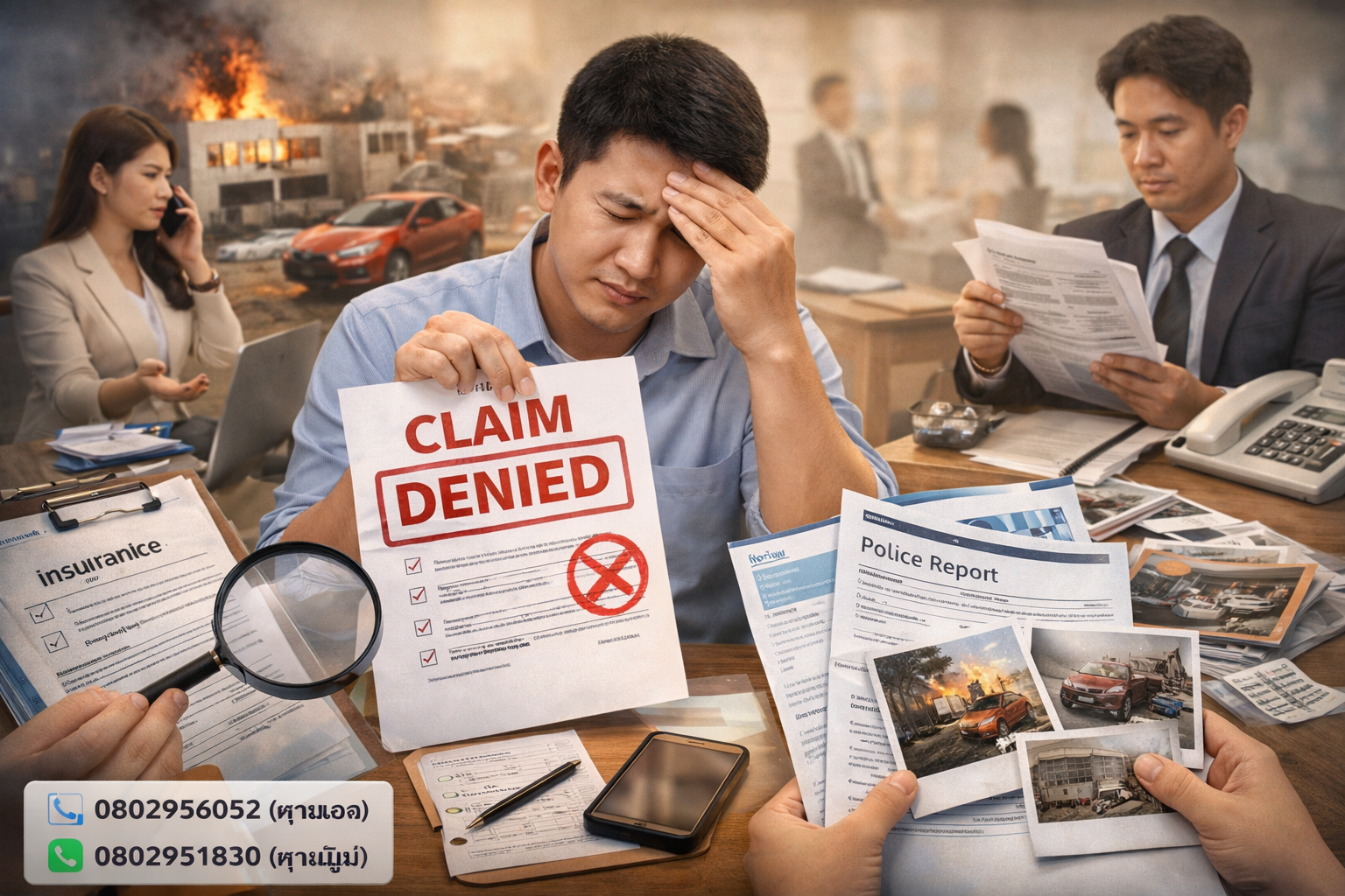 เคลมประกันไม่ผ่าน ทำยังไง แก้เกมให้ได้เงินคืน
