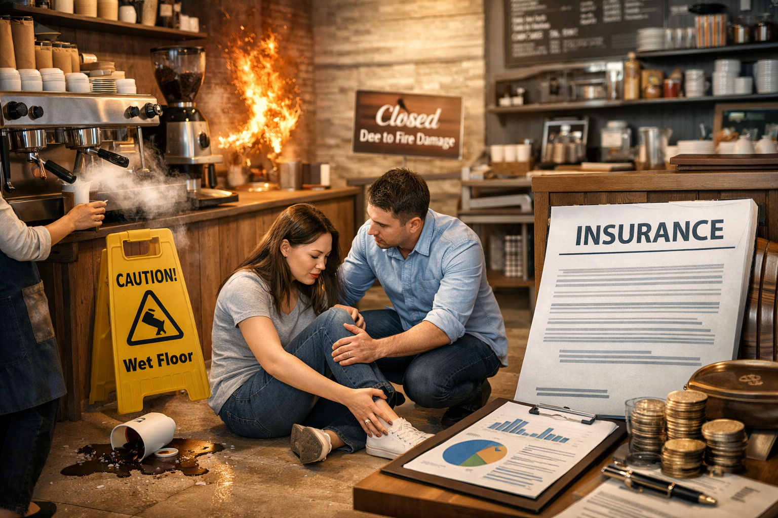 ประกันร้านกาแฟ จำเป็นแค่ไหน เจ้าของร้านต้องรู้ก่อนเสี่ยง