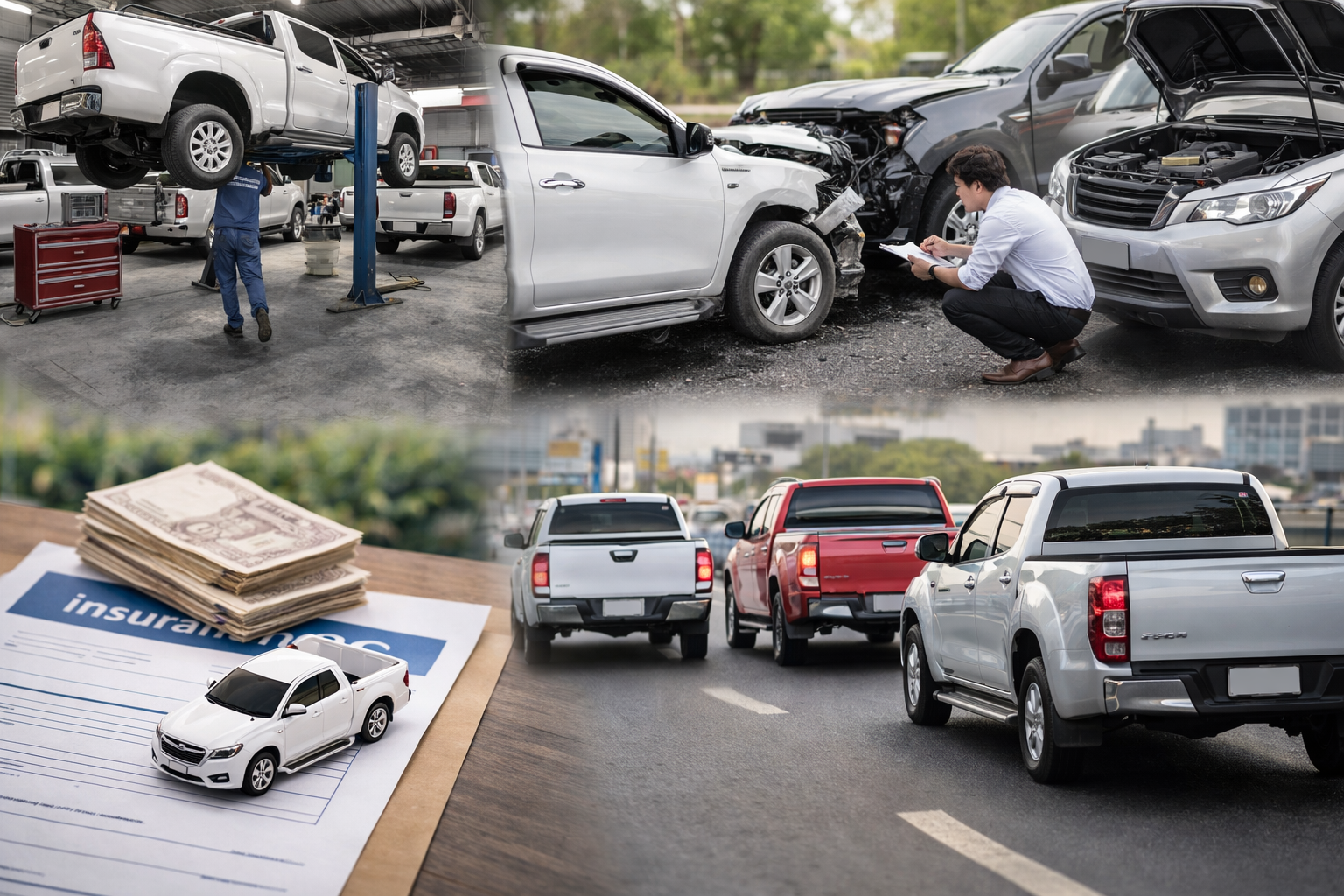 เบี้ยประกันรถกระบะ ราคาเท่าไหร่ อัปเดตล่าสุด