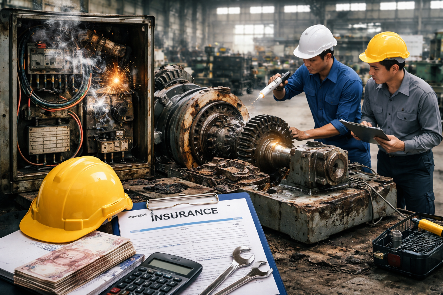 เคสเครื่องจักรเสีย ประกันคุ้มครองไหม