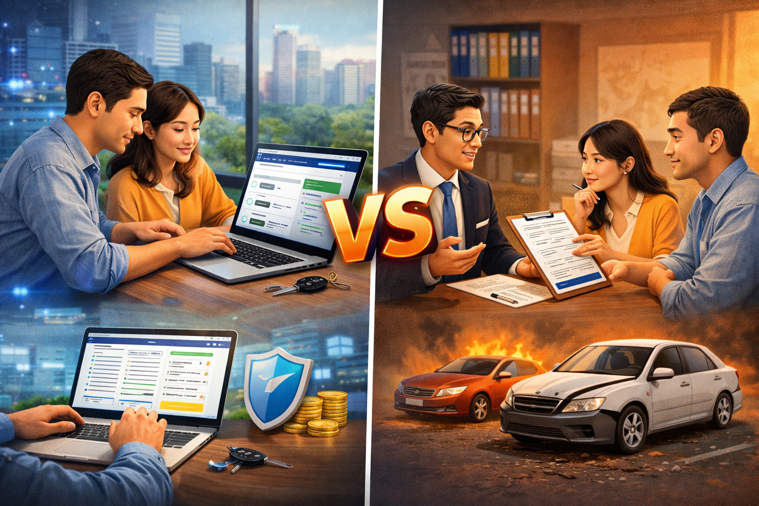 ซื้อประกันออนไลน์ vs นายหน้า แบบไหนดีกว่า