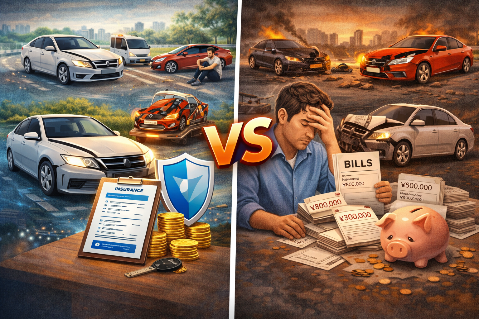 ประกันรถ vs ไม่ทำประกัน คุ้มไหม