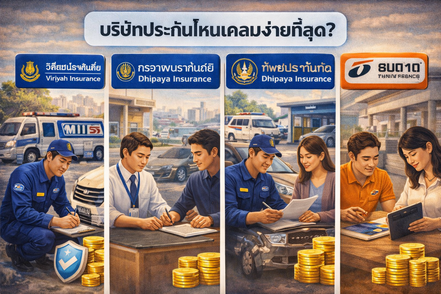 บริษัทประกันไหนเคลมง่ายที่สุด