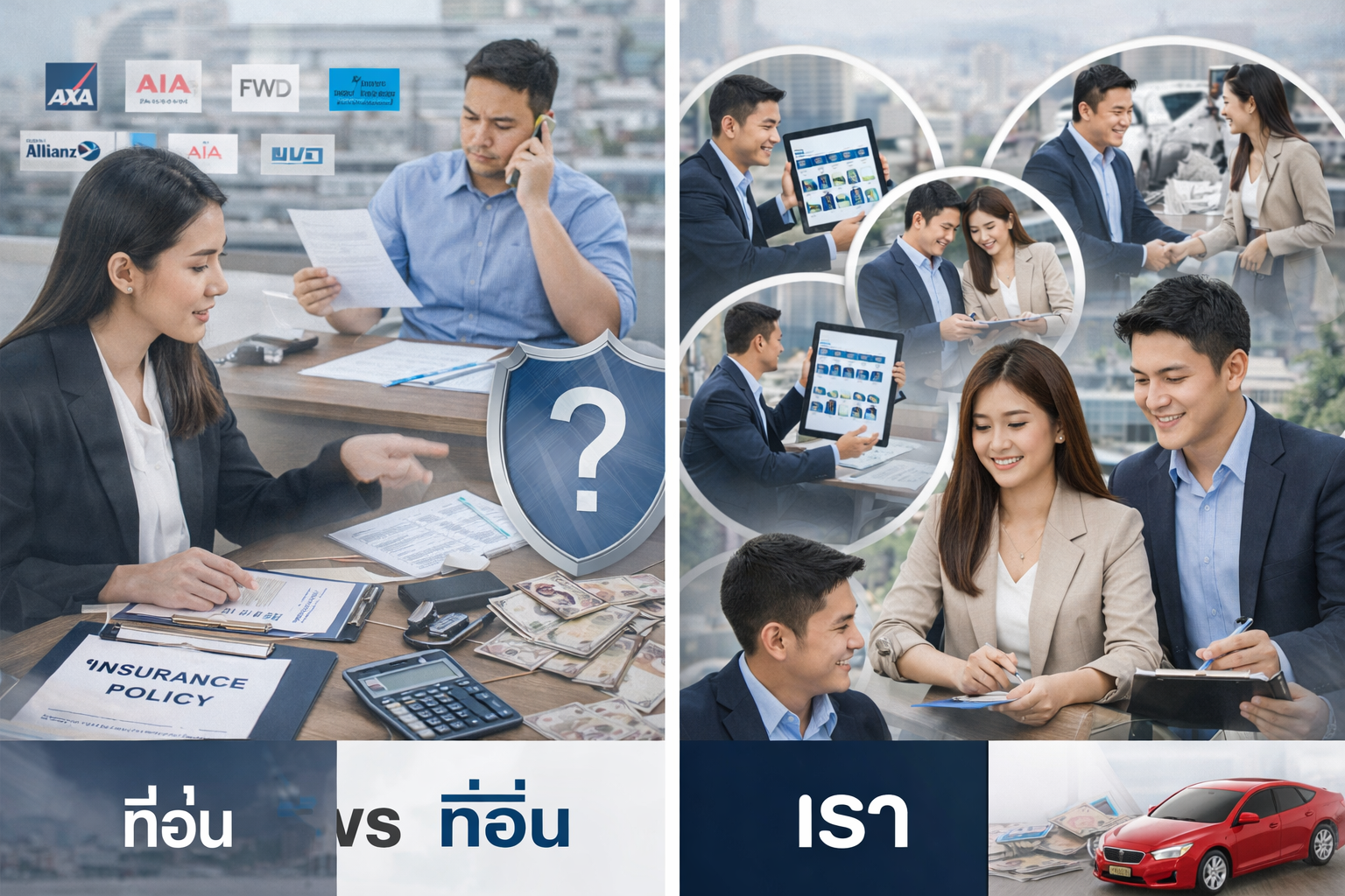 จุดต่างของเรา vs ที่อื่น