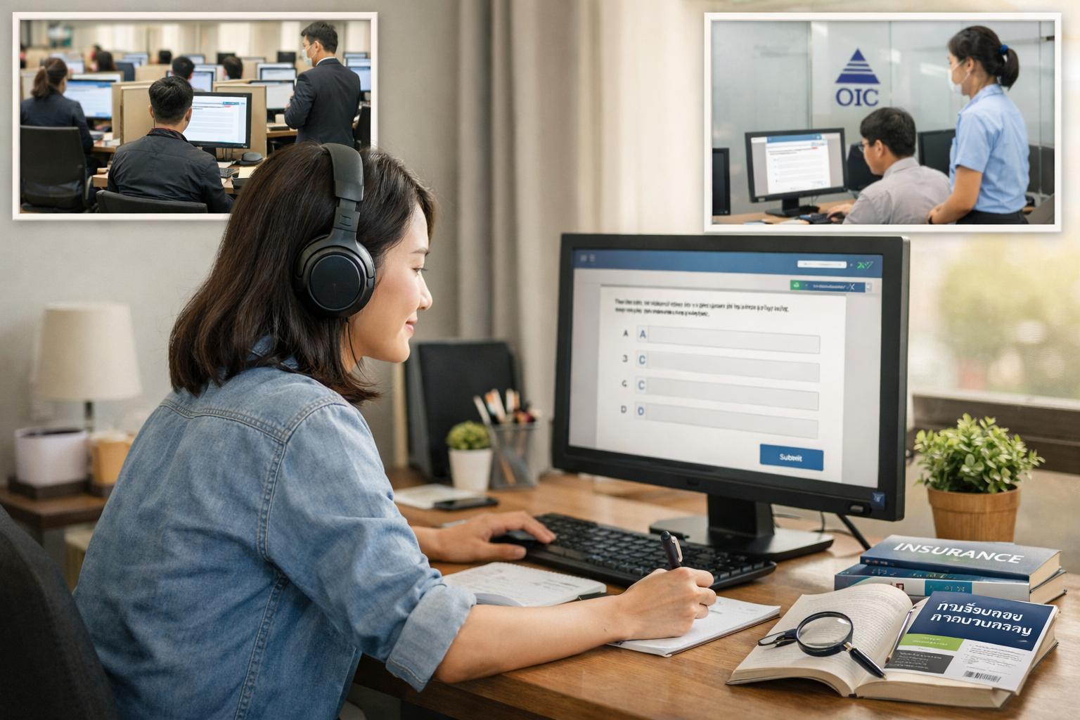 สอบนายหน้าวินาศภัย สอบออนไลน์ได้ไหม