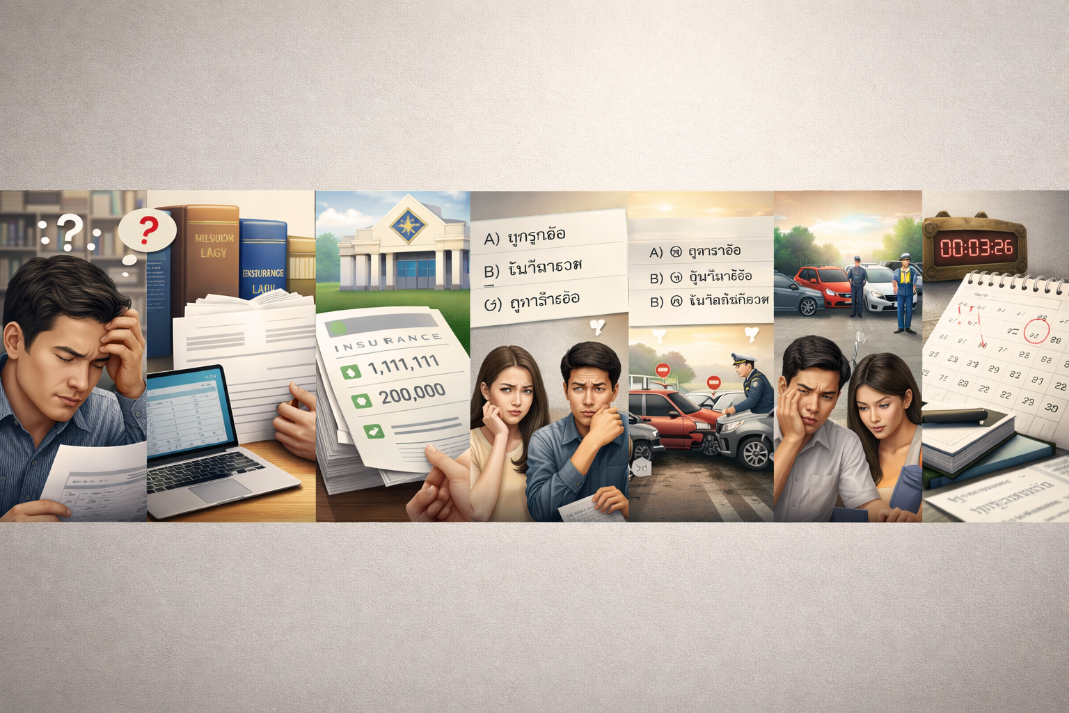 ข้อสอบนายหน้าวินาศภัย ยากตรงไหน รู้ก่อนสอบ