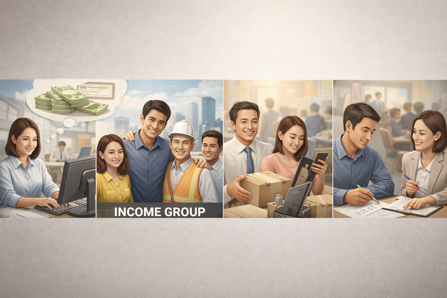 กลุ่มรายได้ / อาชีพ ของนายหน้าประกันวินาศภัย