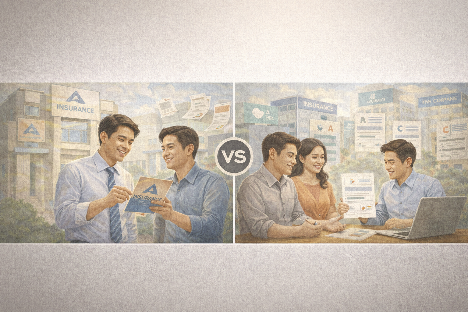 นายหน้าวินาศภัย vs ตัวแทนประกัน ต่างกันยังไง