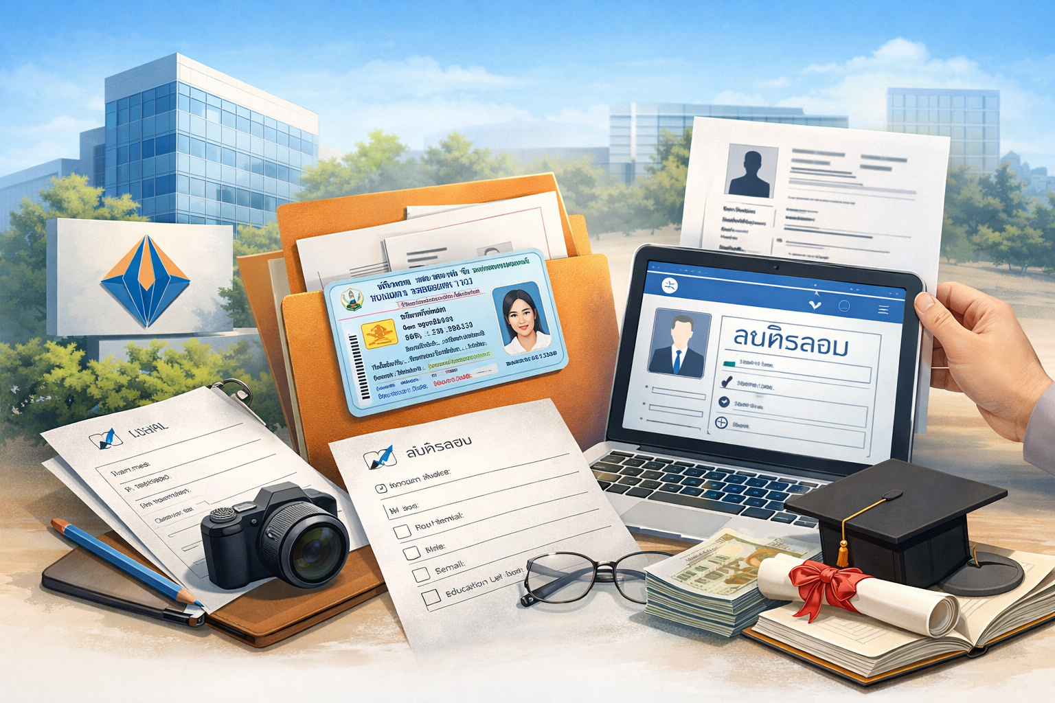 สมัครสอบนายหน้าวินาศภัย ใช้เอกสารอะไรบ้าง