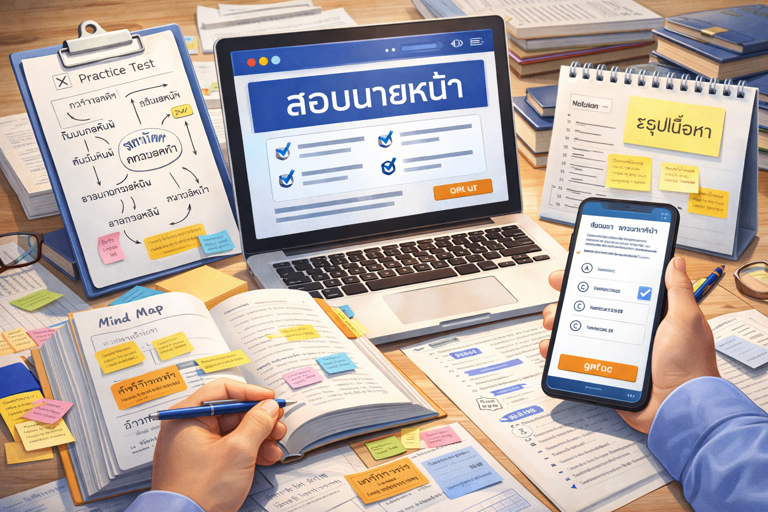 เตรียมตัวสอบนายหน้าประกันยังไงให้ สอบผ่านในรอบเดียว