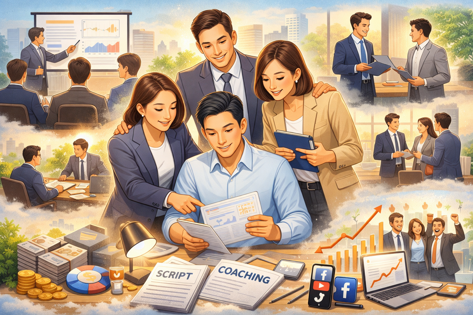 มีทีมสอนไหม สำหรับคนอยากเริ่มอาชีพนายหน้าประกันชีวิต