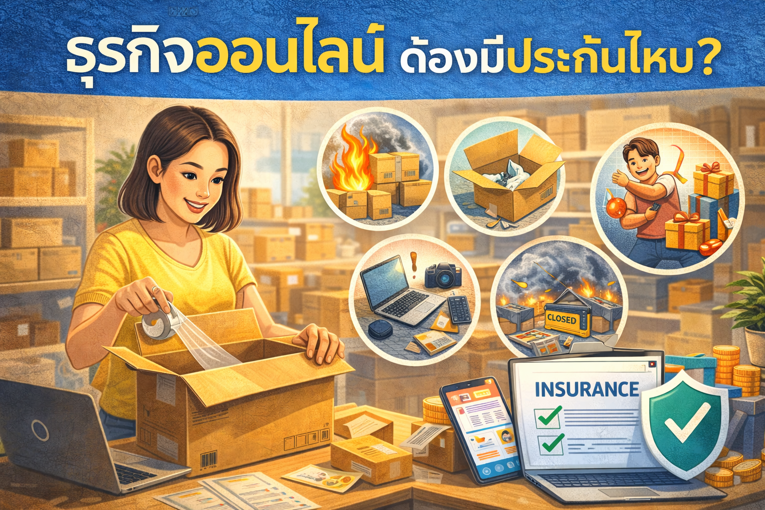 ธุรกิจออนไลน์ต้องมีประกันไหม