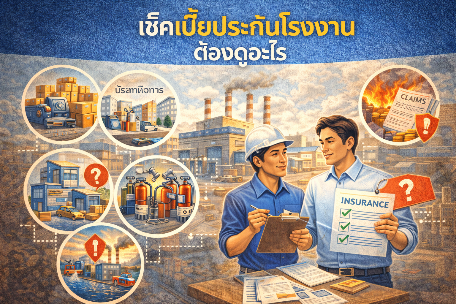 เช็คเบี้ยประกันโรงงาน ต้องดูอะไร