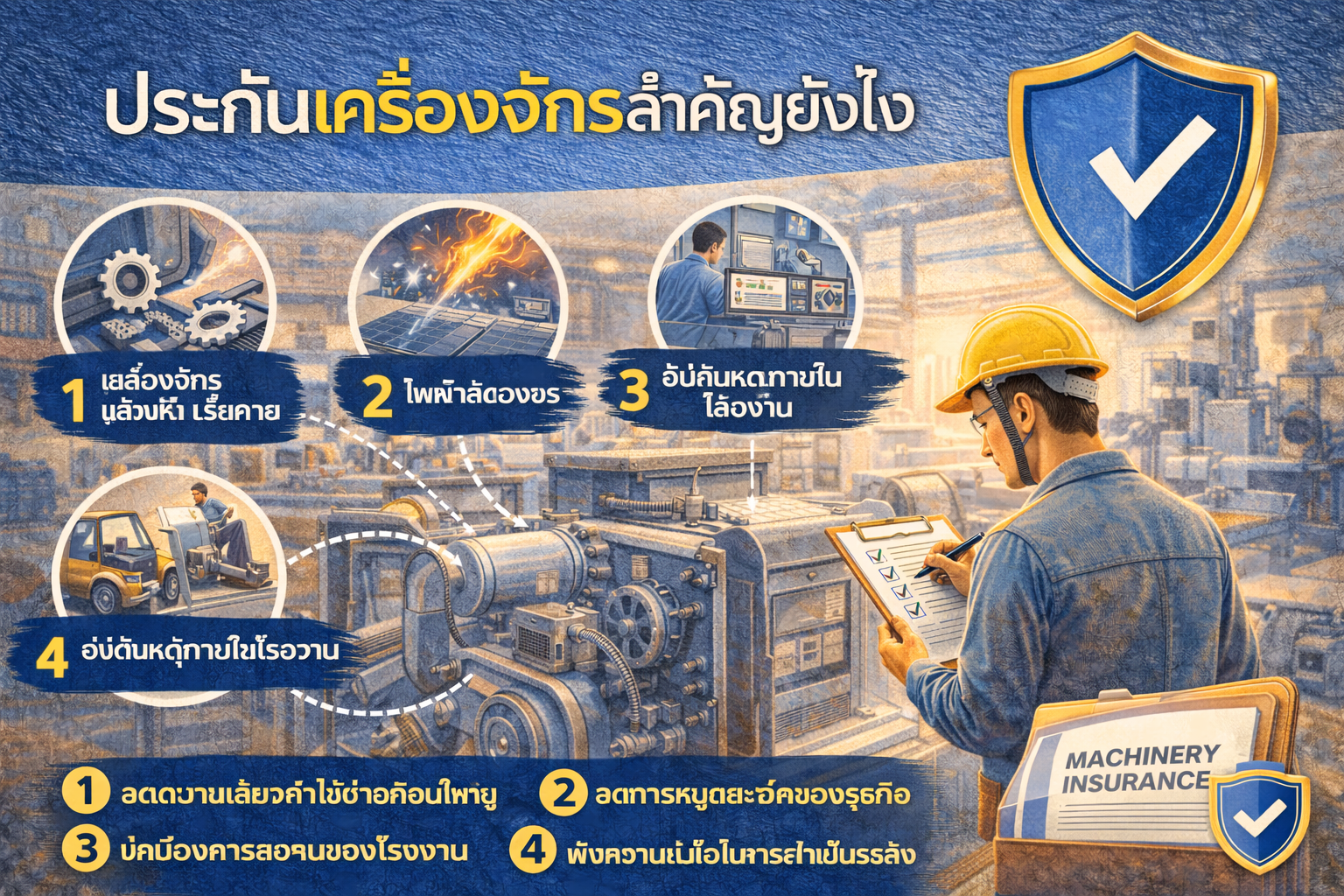 ประกันเครื่องจักรสำคัญยังไง