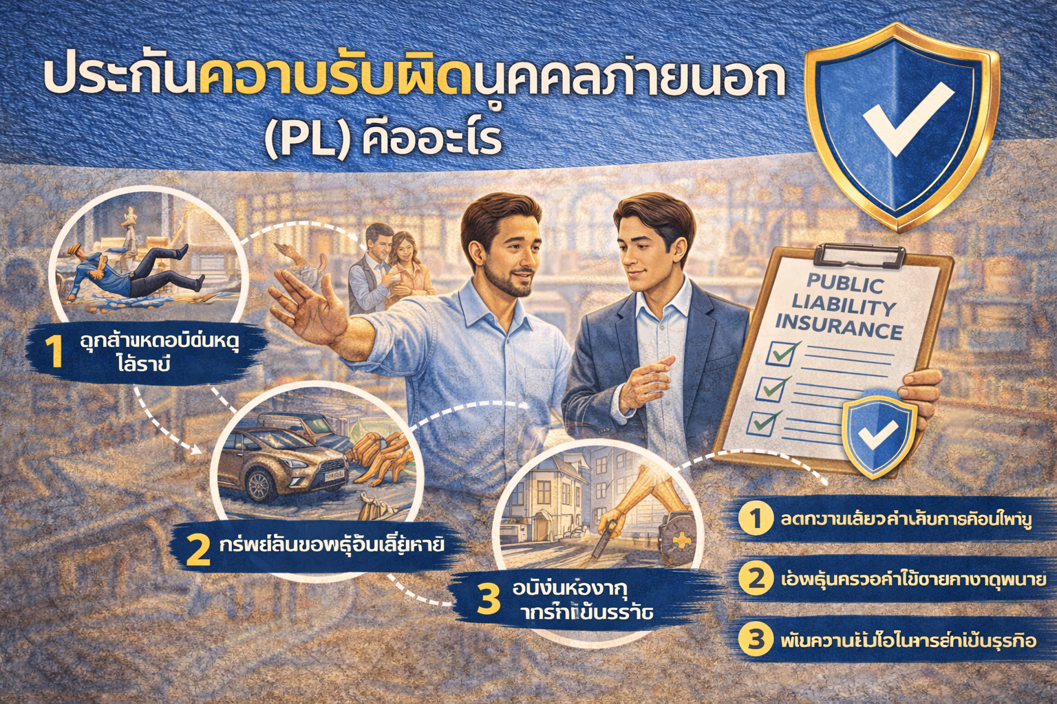 ประกันความรับผิดบุคคลประกันติดตั้งเครื่องจักรคืออะไรภายนอก (PL) คืออะไร