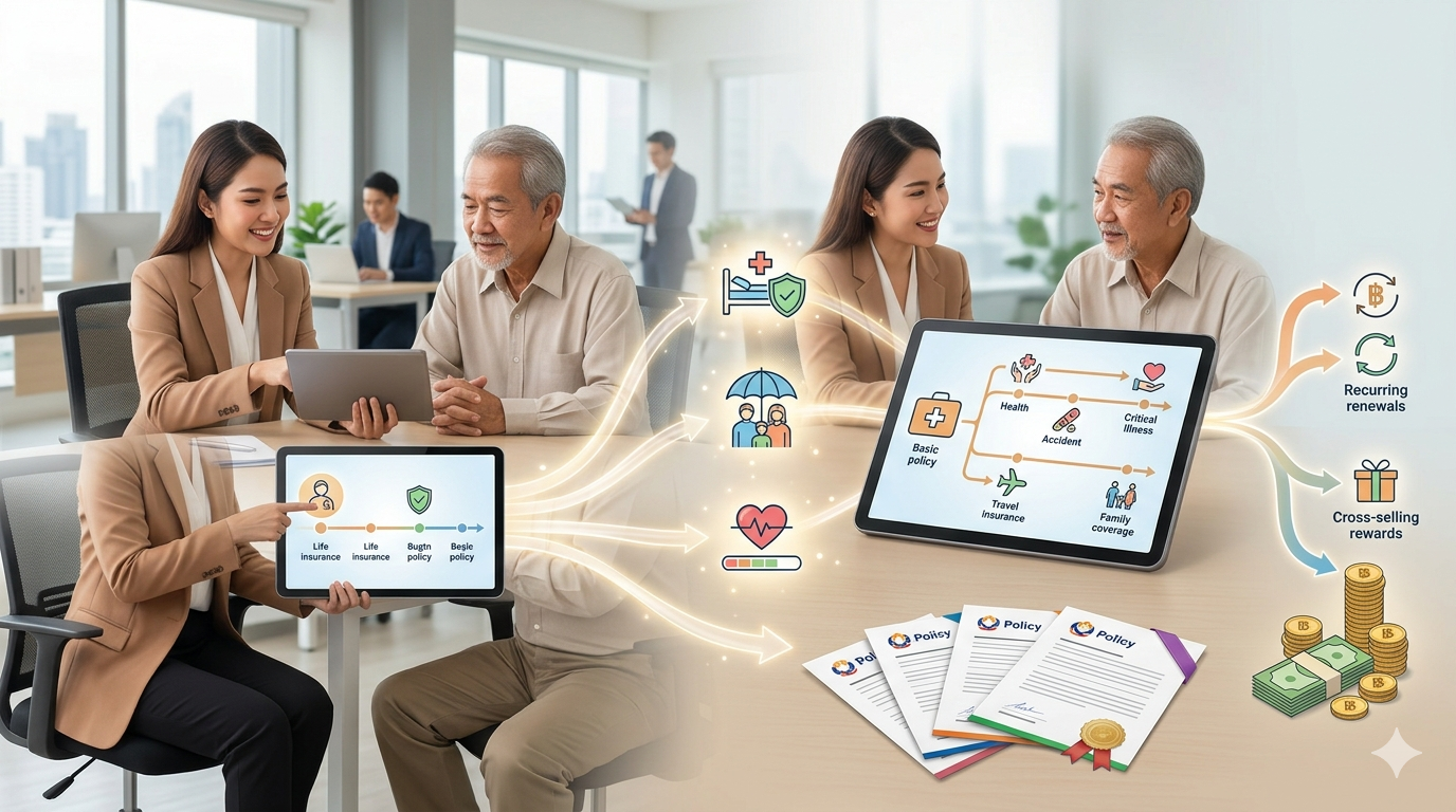 สร้างรายได้จากลูกค้าเก่าในธุรกิจประกัน