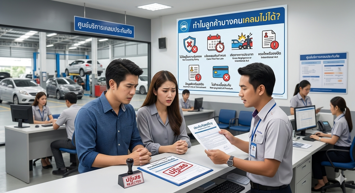  ทำไมลูกค้าบางคนเคลมไม่ได้