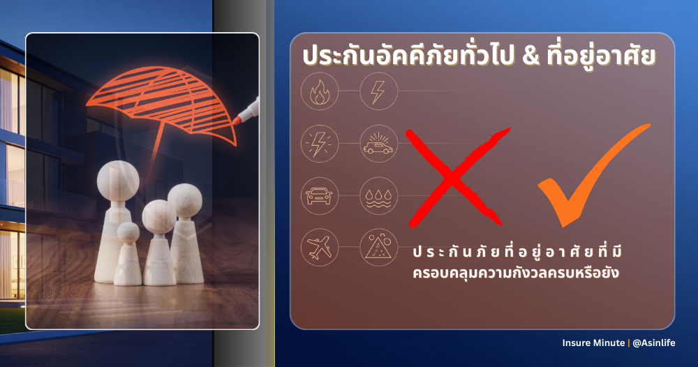 ประกันอัคคีภัยทั่วไป & ประกันบ้านต่างกันยังไง? เลือกให้คุ้มก่อนจ่ายเบี้ย