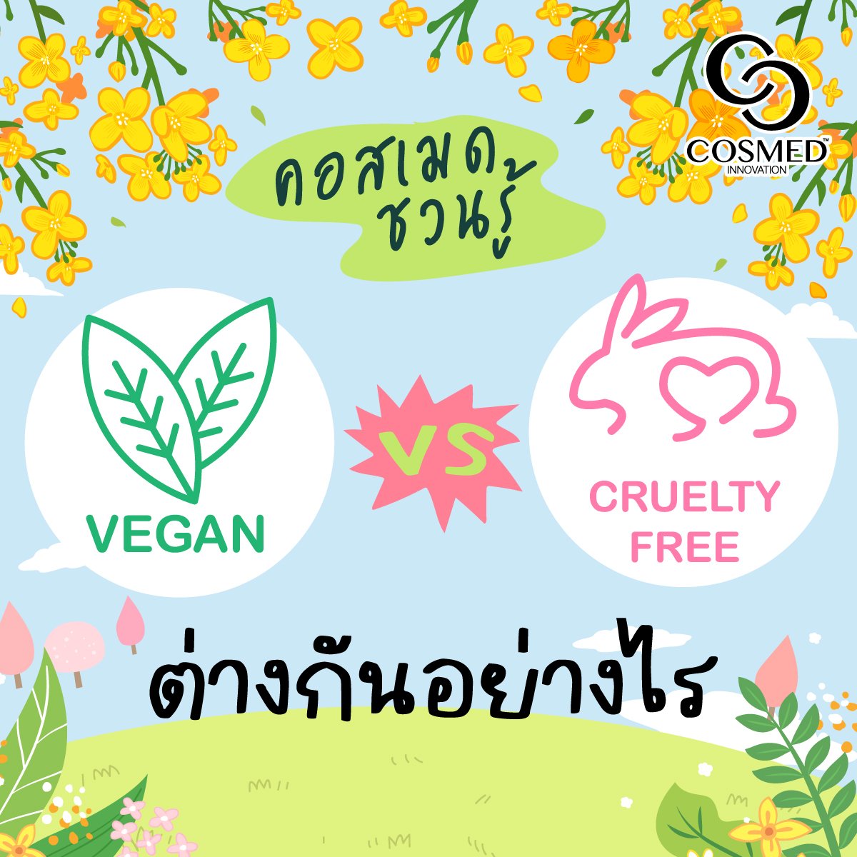 Vegan กับ Cruelty Free ต่างกันอย่างไร? Vegan กับ Cruelty Free ต่างกันอย่างไร?