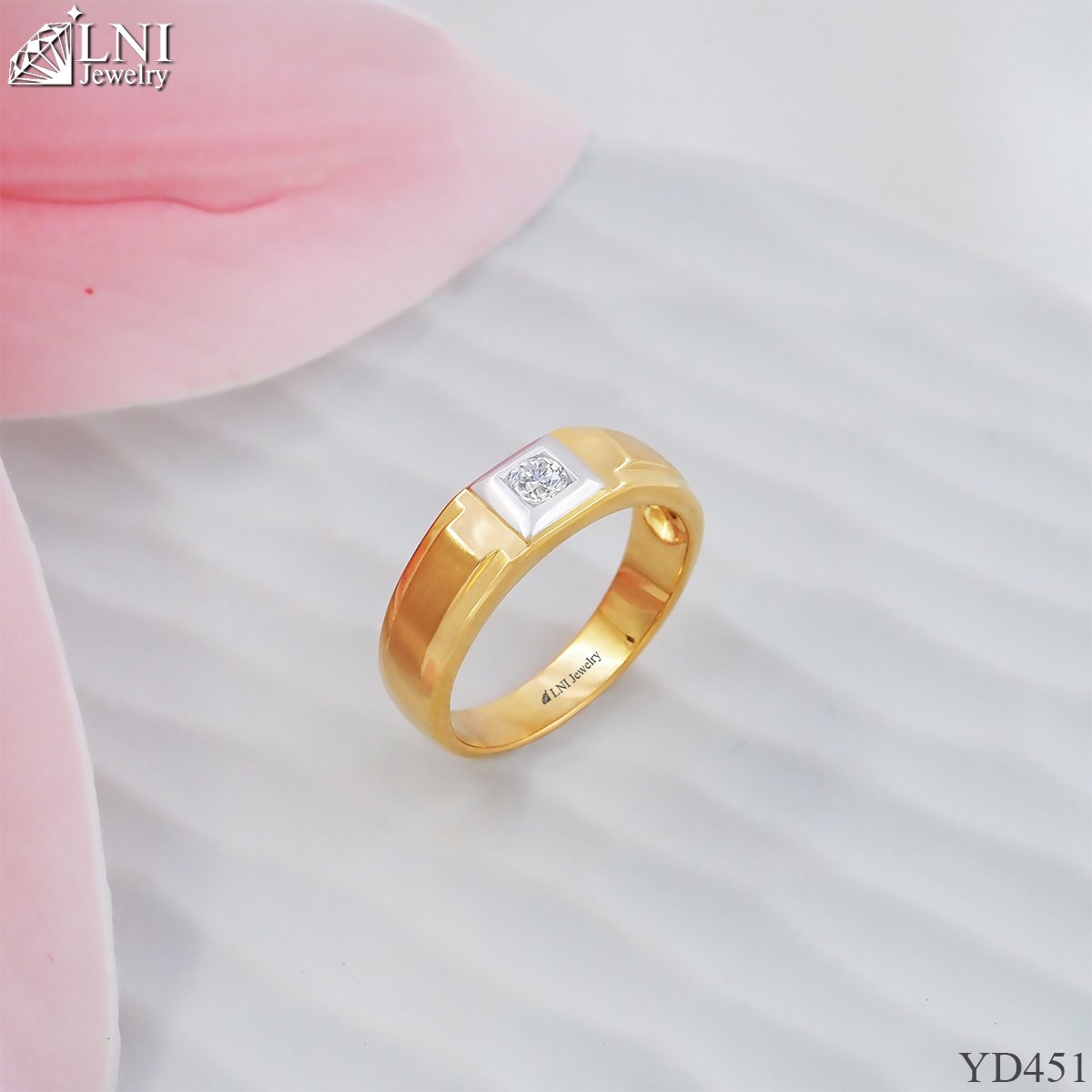 YD451 Single Diamond Ring